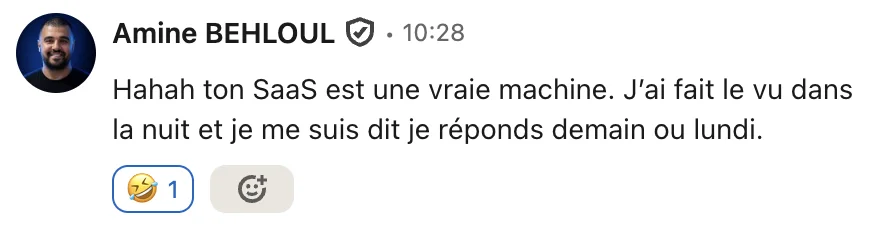 Message d'Amine Behloul