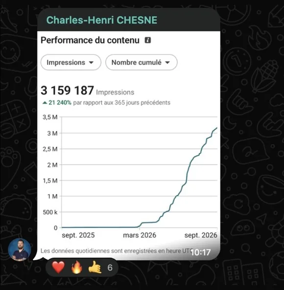 Message de Charles-Henri Chesné
