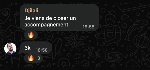 Message de Djilali Feghouli