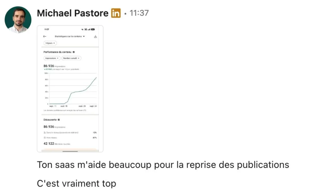 Statistiques de Michael Pastore